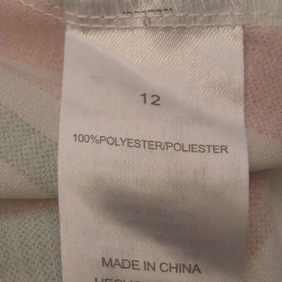 Kensie‎ Girl Pastel Striped Wide-Leg Cropped Pants - Picture 5 of 5